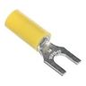 Sta-Kon® RC Series Vinyl-Insulated Fork Terminals, 12-10 AWG, #10