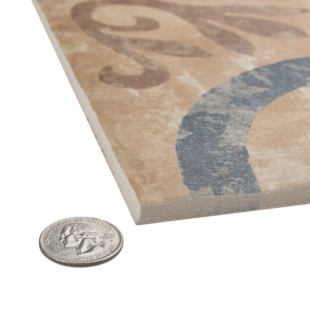 Americana Newton 8-3/4 in. x 8-3/4 in. Porcelain Floor and Wall Tile