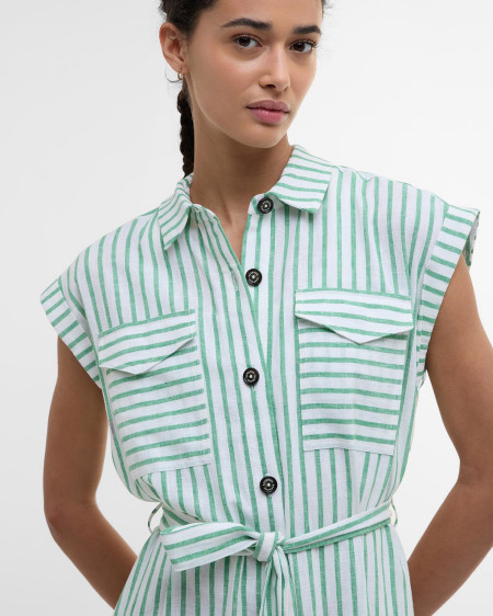 Abby Striped Midi Dress