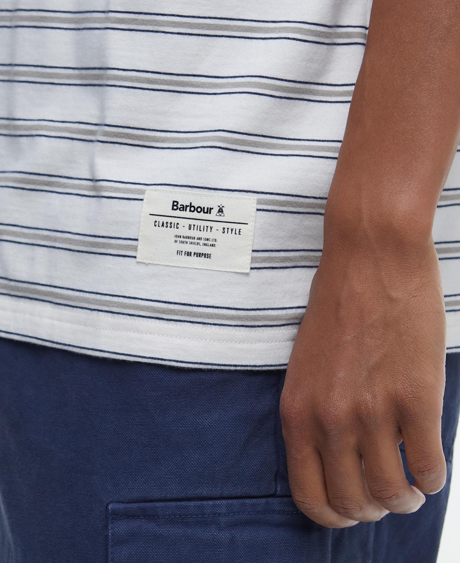 Elderslie Relaxed Striped T-Shirt image number 5