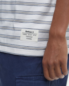 Elderslie Relaxed Striped T-Shirt Whisper White