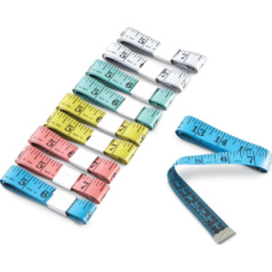 English/Metric Tape Measures, Pack of 10