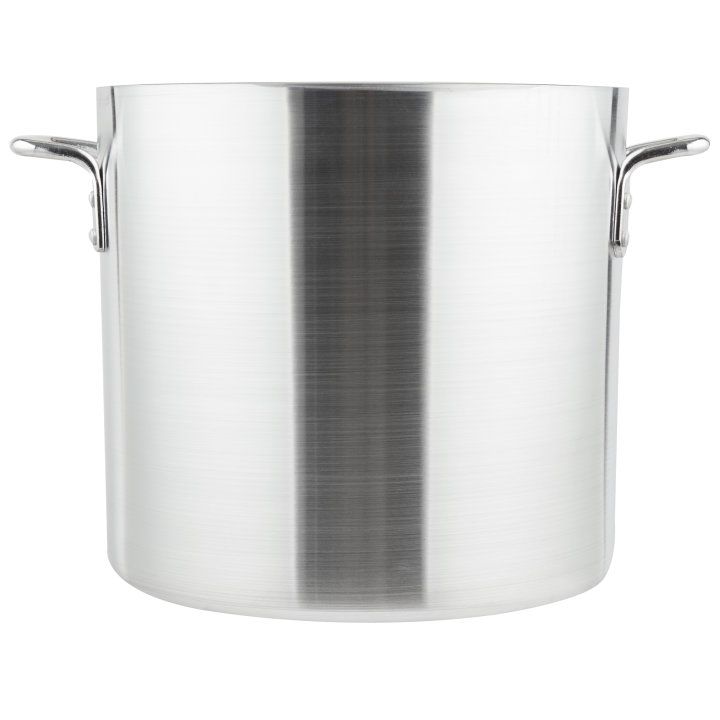 24-quart Arkadia™ aluminum stockpot in natural finish