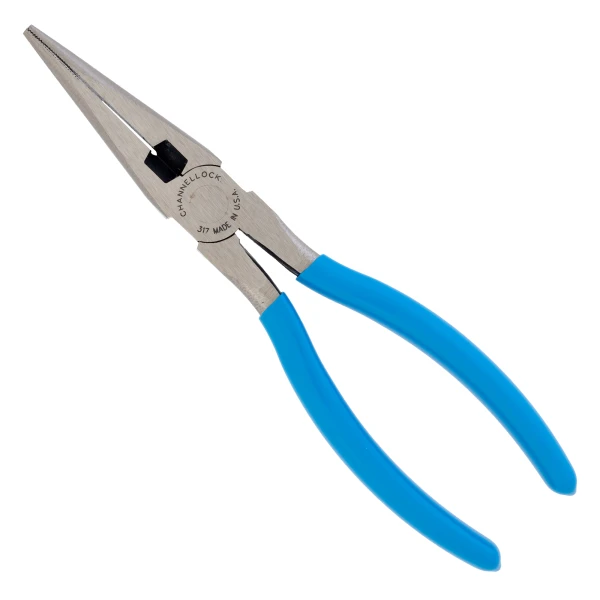 317 8-inch Long Nose Pliers with Side Cutter