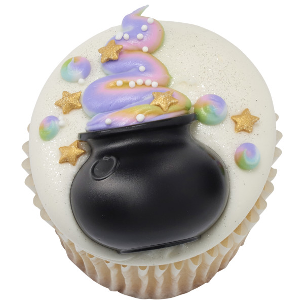 Small Cauldron Cupcake Layon