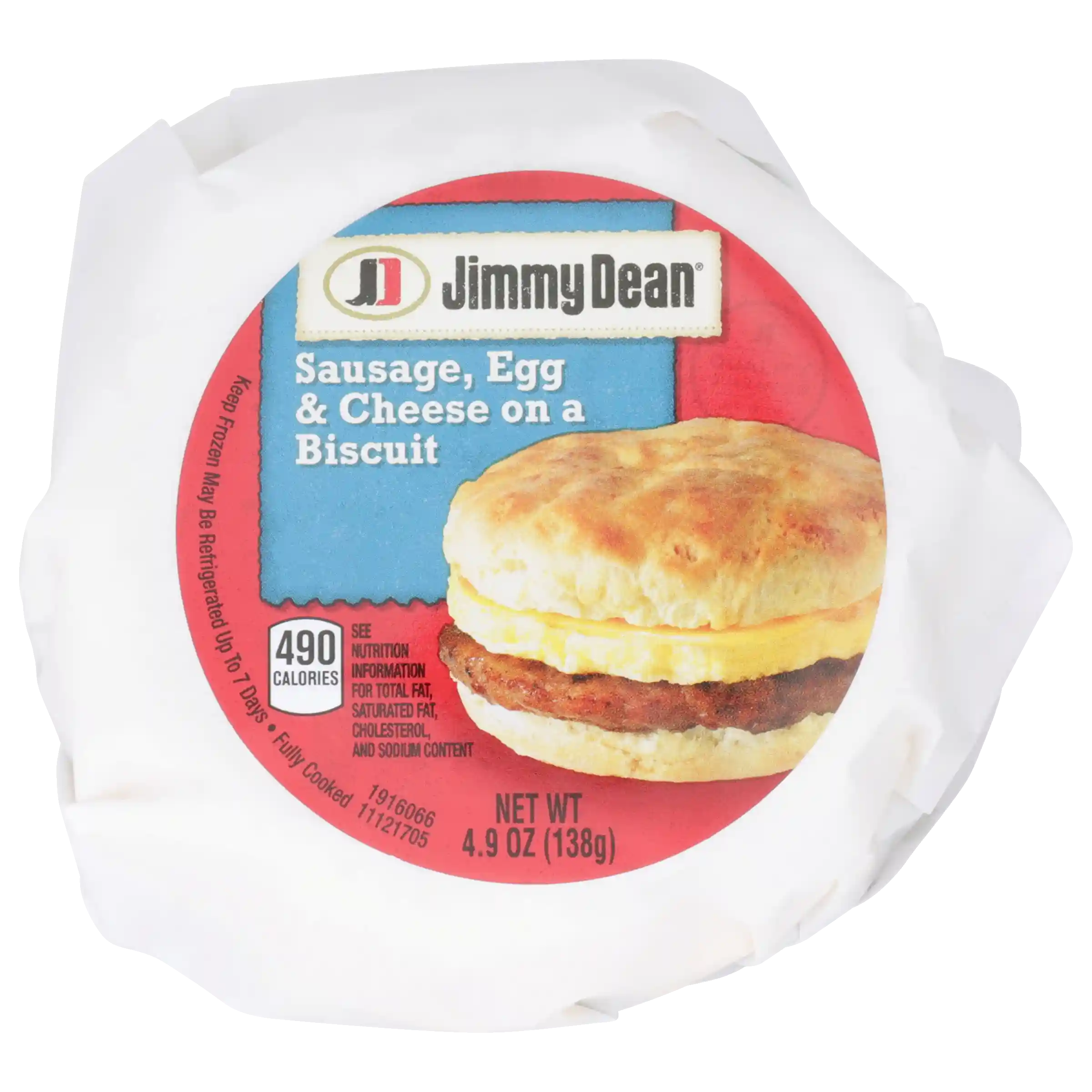 Jimmy Dean® Sausage, Egg & Cheese Biscuit_image_2