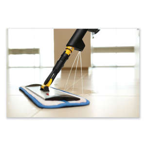 Rubbermaid Commercial, HYGEN™ PULSE™, Microfiber Spray Mop Kit, Yellow