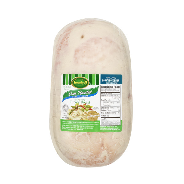 JENNIE-O(r) GRAND CHAMPION NAE All Natural Oven Roasted Turkey Breast, 6 pc . C1CB - Front Center Inner Pack (Hi Res)