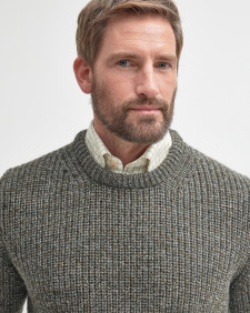 New Tyne Crew Neck Jumper Derby Tweed