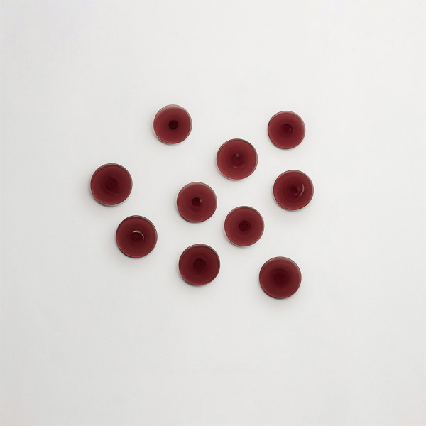 1970s GlassWorks | le Disque | Two Inch | Chambord