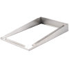 Single stainless steel angled adapter plate
