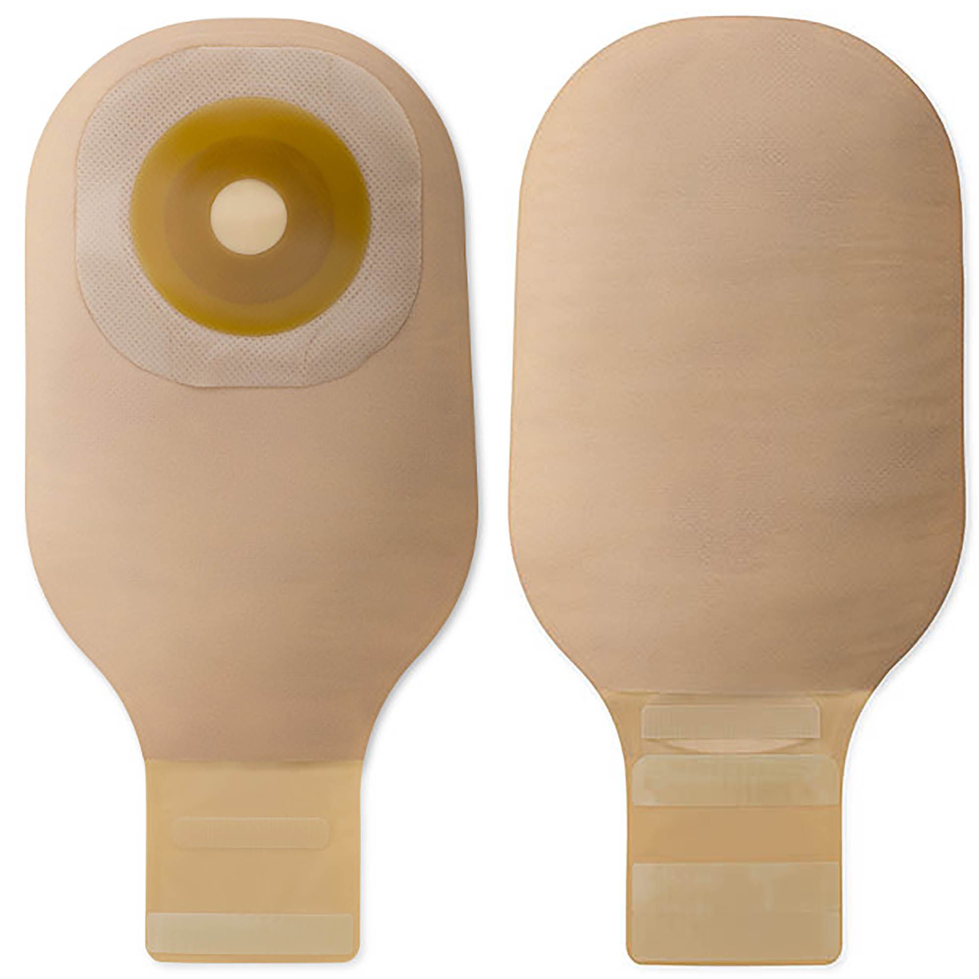 Premier™ Flextend™ One-Piece Beige Colostomy Pouch, Cut to Fit Stomas up to 64mm