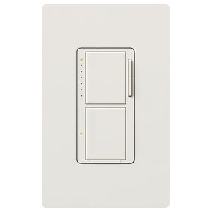 Maestro® Dimmer, Dual/Switch, Incand/Hologen, 2.5A, White