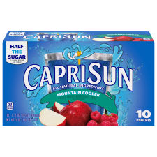Capri Sun® Mountain Cooler Mixed Fruit Flavored Juice Drink, 10 ct Box, 6 fl oz Pouches