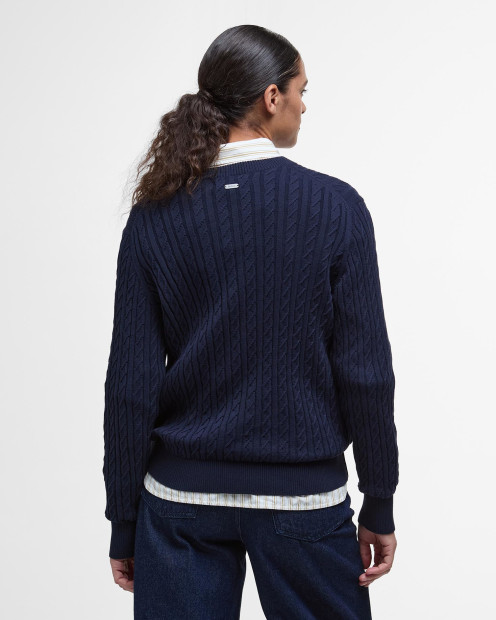 Hartland Crew Neck Jumper Classic Navy