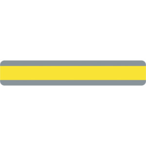 Double Wide Sentence Strip Reading Guide, 1-1/4" x 7-1/4", Yellow