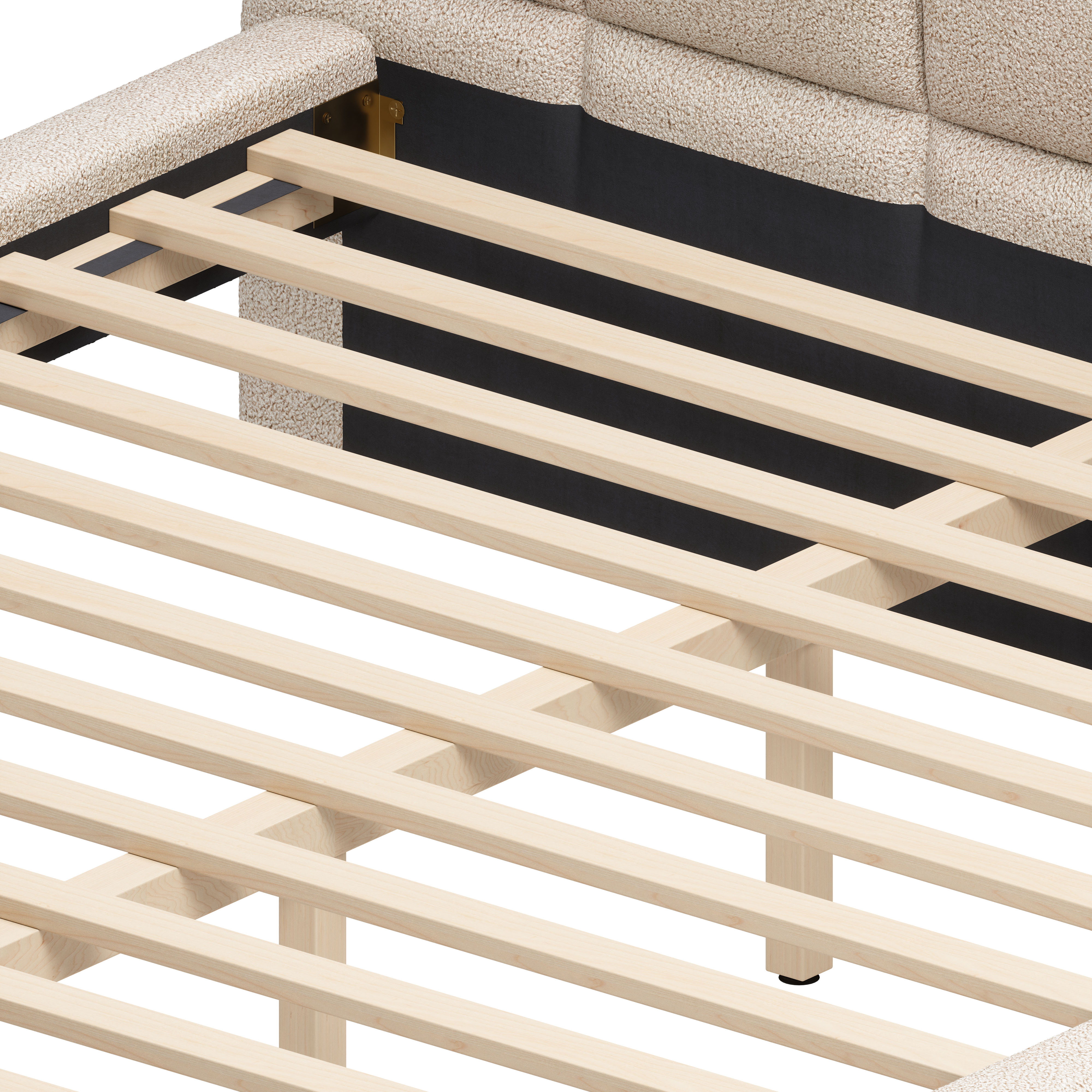 Placid King Bed Beige product image