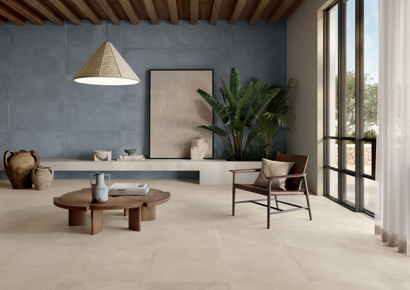 Prima Avio 24x48, Chalk 24x48 and Ecru 24x24