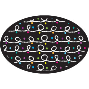 Magnetic Whiteboard Eraser, Color Chalk Loops