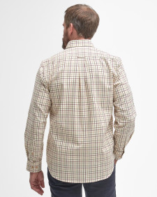 Sporting Regular Long-Sleeved Shirt Red-Khaki