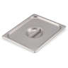 Carlisle, DuraPan, Steam Table Hotel Pan Handled Cover 1/2 Size, Chrome