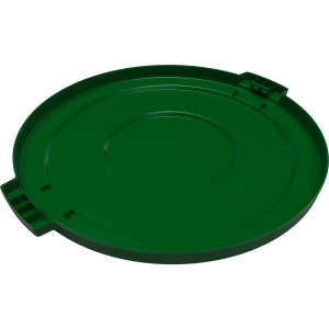 Carlisle, Bronco, Round, Polyethylene, 32 gal, Plastic, Green, Receptacle Lid