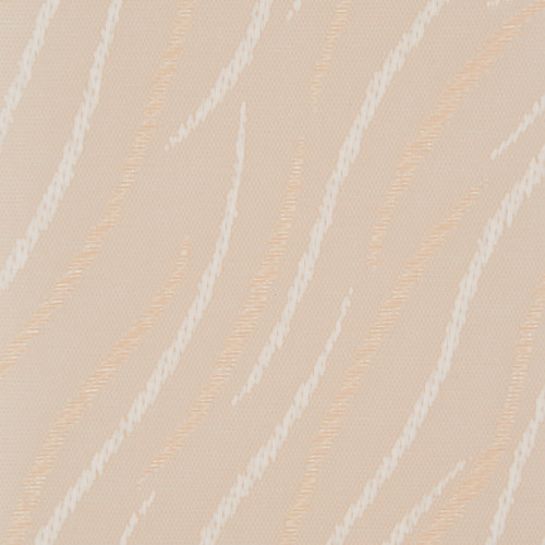 Textured peach wallpaper with diagonal cream brushstroke stripes; woven-like surface repeating across the panel. Even, soft lighting emphasizes subtle raised pattern; close-up view with no other visible objects.