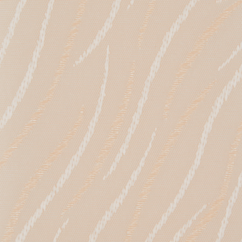 Textured peach wallpaper with diagonal cream brushstroke stripes; woven-like surface repeating across the panel. Even, soft lighting emphasizes subtle raised pattern; close-up view with no other visible objects.