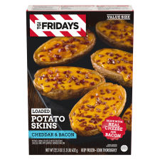 TGI Fridays Loaded Cheddar & Bacon Potato Skins Value Size, 22.3 oz Box