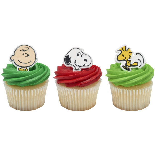 Peanuts® Snoopy®, Charlie Brown and Woodstock® Cupcake Rings