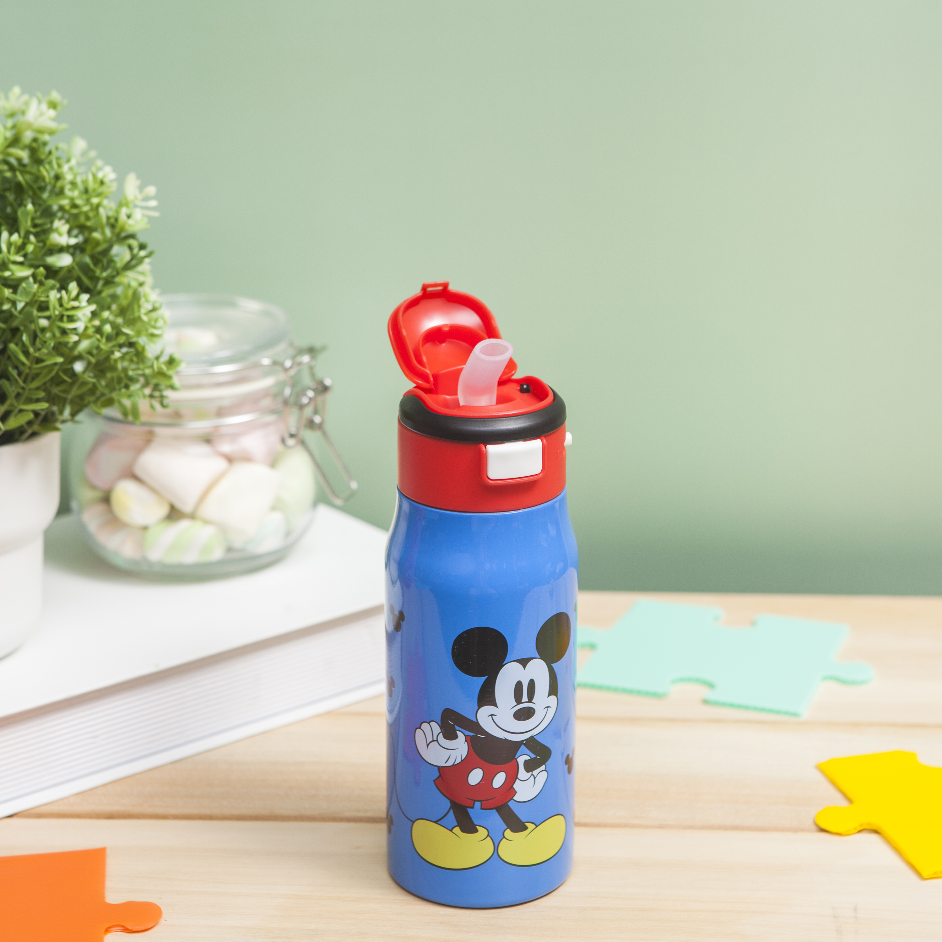 Disney 13.5 ounce Mesa Double Wall Insulated Stainless Steel Water Bottle, Mickey Mouse slideshow image 5 Disney 13.5 ounce Mesa Double Wall Insulated Stainless Steel Water Bottle, Mickey Mouse slideshow image 5