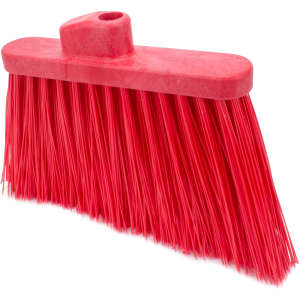 Carlisle, Sparta, 12in, Color Coded Unflagged Broom Head, Polypropylene Bristles, Red