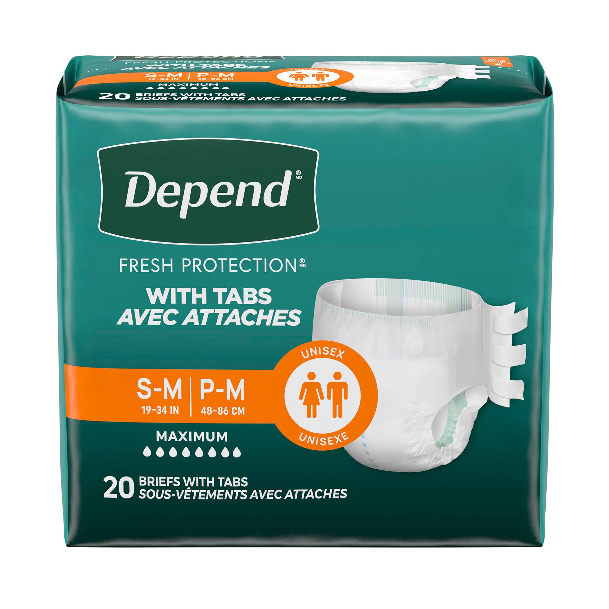 Depend® Fresh Protection™ Maximum Absorbency Underwear, Small / Medium