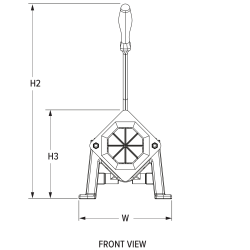 Engineering front view