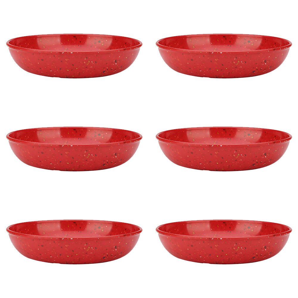 Confetti 35 ounce Pasta Bowl, Red, 6-piece set slideshow image 1 Confetti 35 ounce Pasta Bowl, Red, 6-piece set slideshow image 1