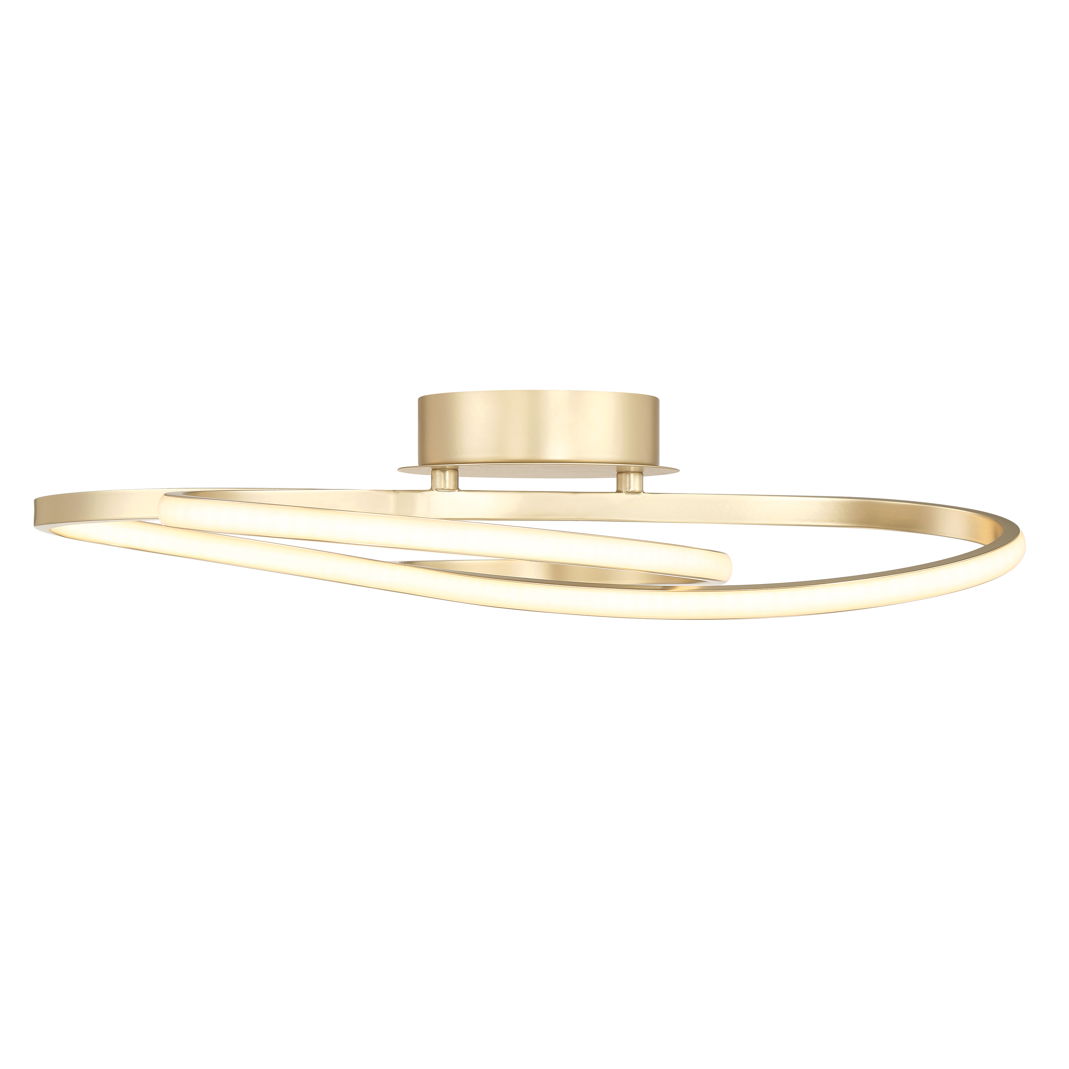 The Astor by Robin Baron brings sophisticated designer style to compact spaces with its soft gold finish and integrated LED technology. High CRI of 92 ensures excellent color rendering in any setting. - alternate view