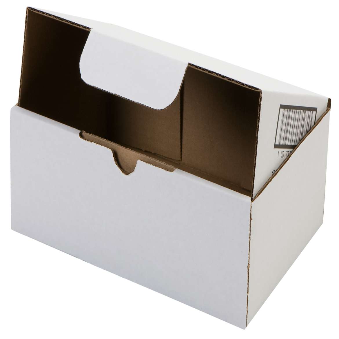 SelfLocking Boxes, White, 9.5 x 6.5 x 3.25 in Duck Brand