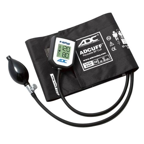 e-sphyg™ Digital Pocket Aneroid Sphyg w/Large Adult (34-50cm) Adcuff™, Black
