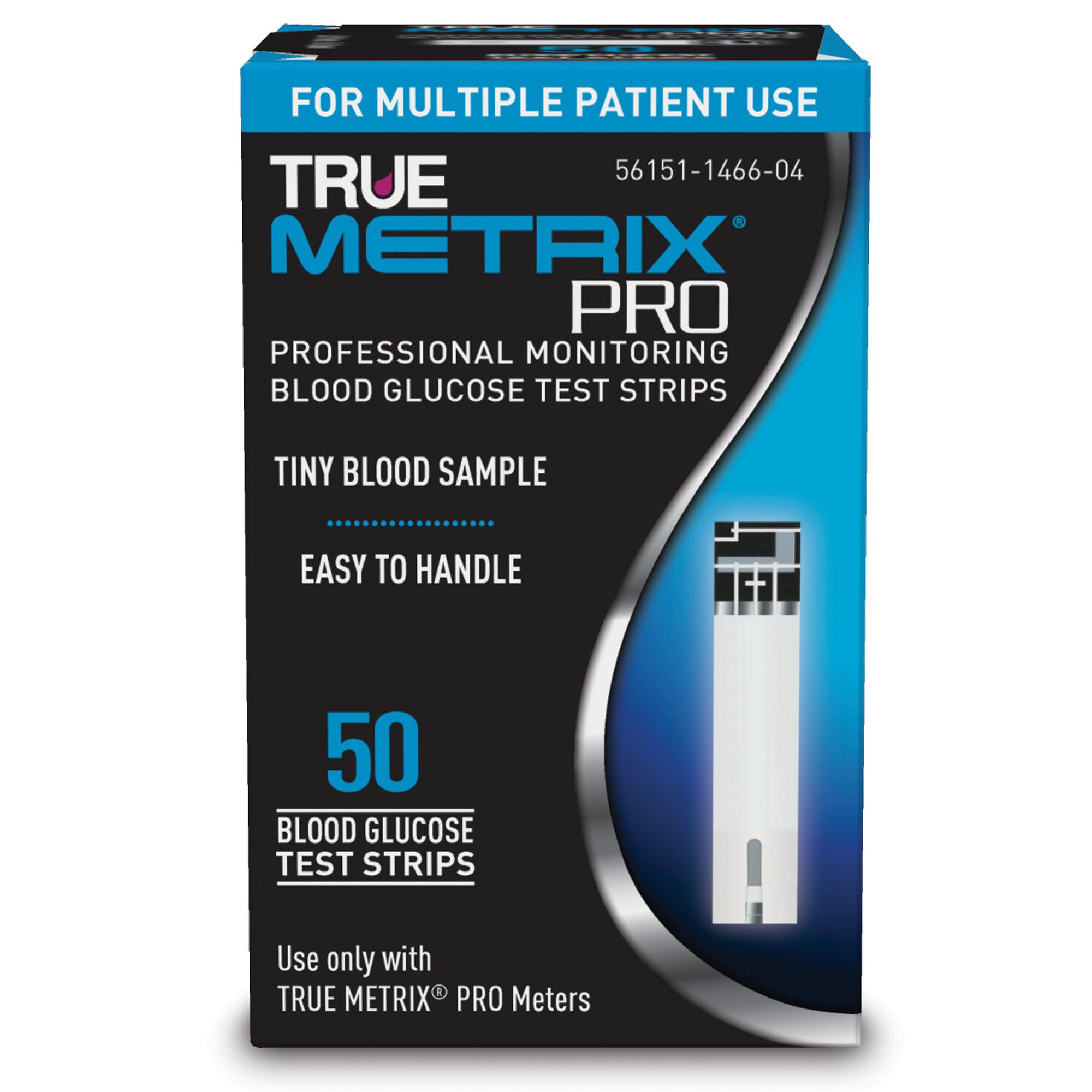 Blood Glucose Test Strips TRUE METRIX® PRO 50 Strips per Pack For Truemetrix® Blood Glucose Meter