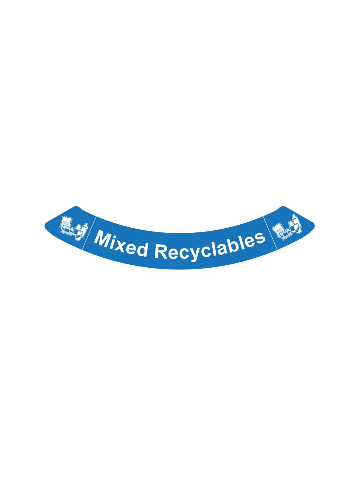 BOKA – Label – Mixed Recyclables – Blue