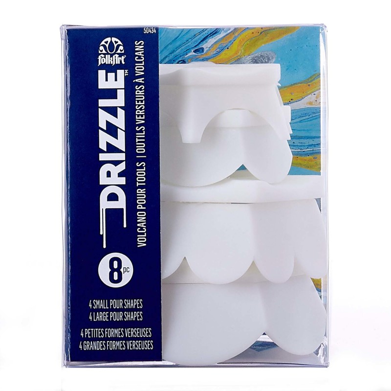 Drizzle Volcano Pour Tool Set, 8-Piece Set