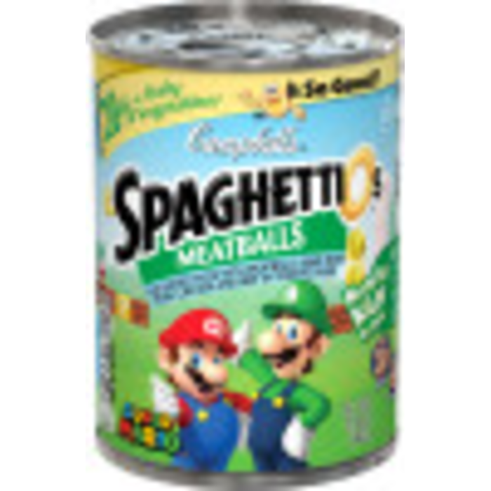 Super Mario Bros.® Shaped SpaghettiOs® with Meatballs - Campbell Soup ...