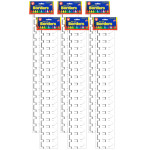 Hygloss&reg; White Fence Border, 12 Strips/36 Feet Per Pack, 6 Packs HYG33605-6