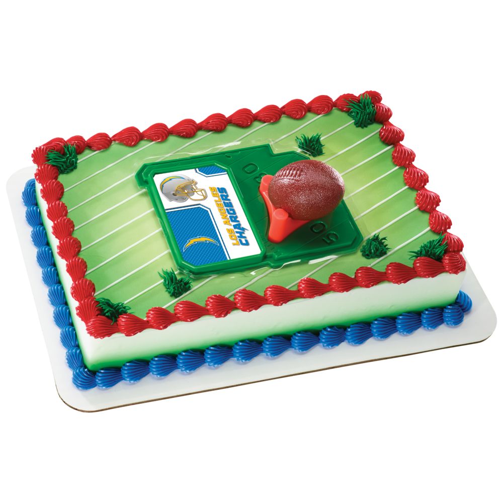 Image Cake NFL Los Angeles Chargers Football & Tee