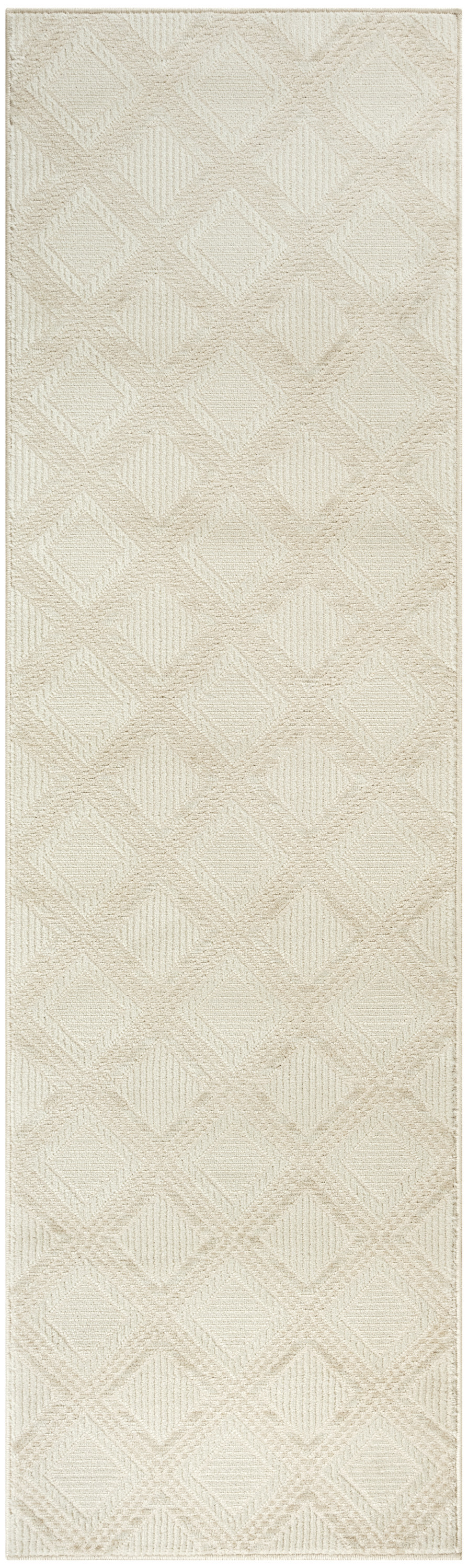 Nourison Serenity Home 2'2" x 7'6 Ivory Modern Indoor Rug