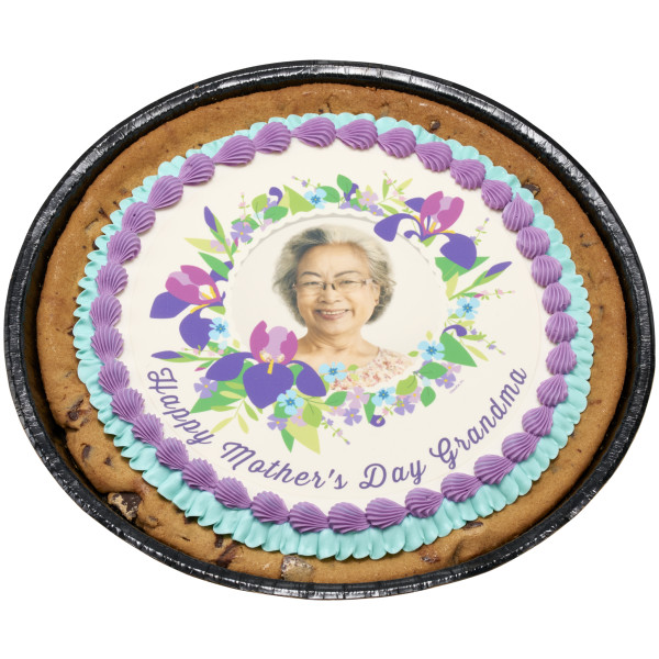 Blooming Iris PhotoCake® Edible Image® Frame