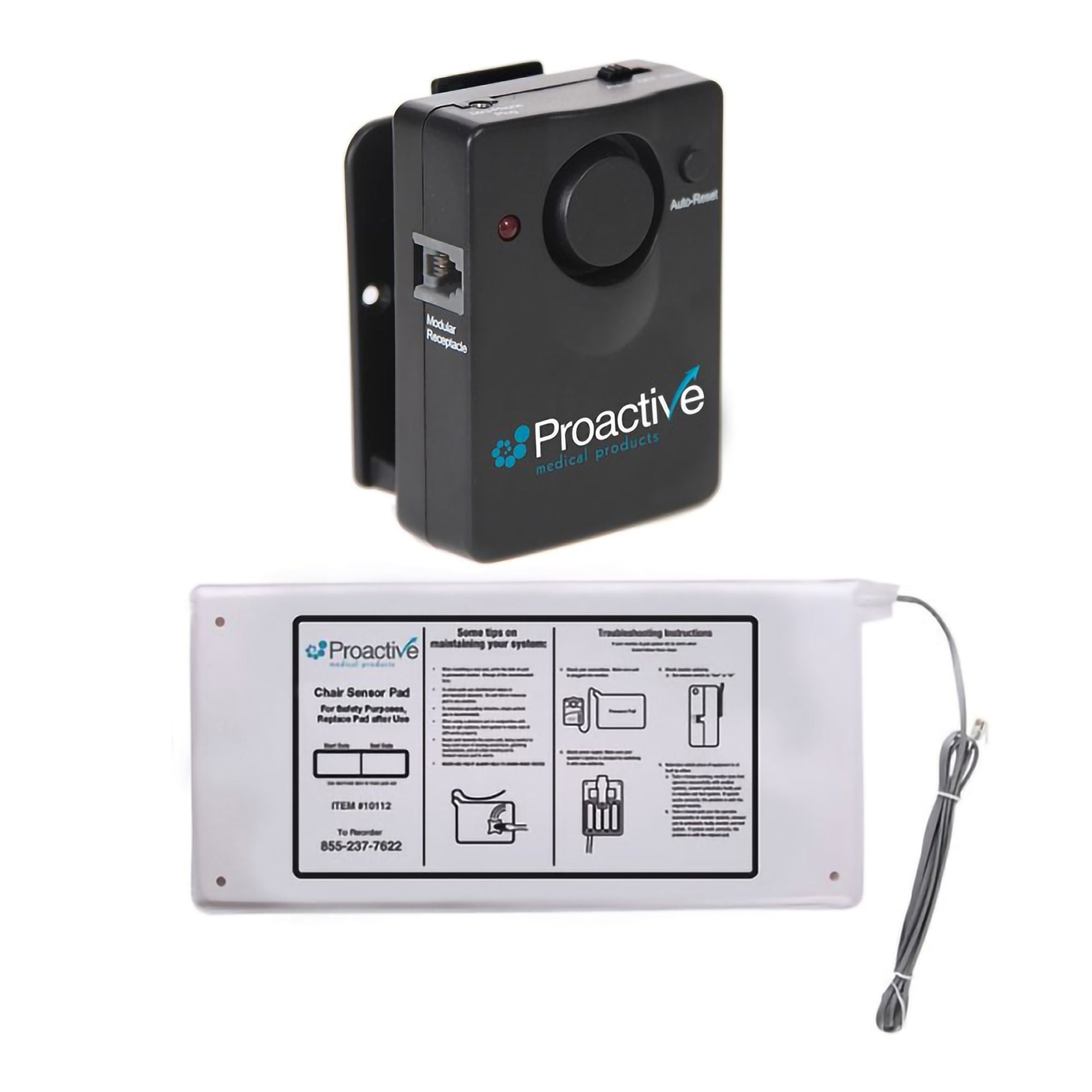 Proactive Medical Products LLC ALARM, PT W/AUTO RESET/VOLUME CNTRL&W/C SENSOR PAD 7'X15"