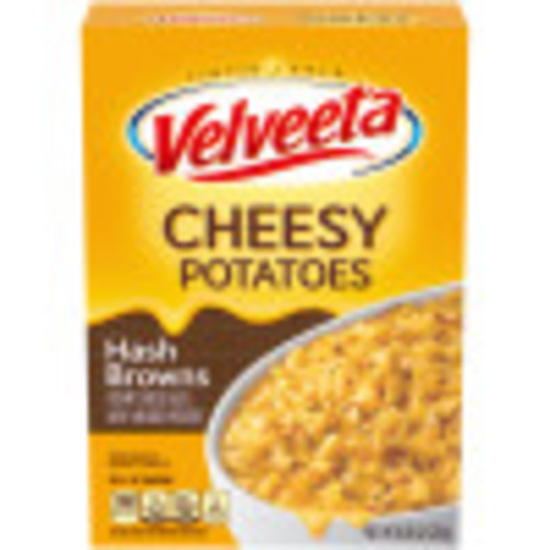 Velveeta Cheesy Potatoes Shredded Hash Browns with Creamy Cheese Sauce, 8.85 oz Box