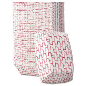Boardwalk, Paper Food Baskets, 0.5 lb Capacity, Red/White