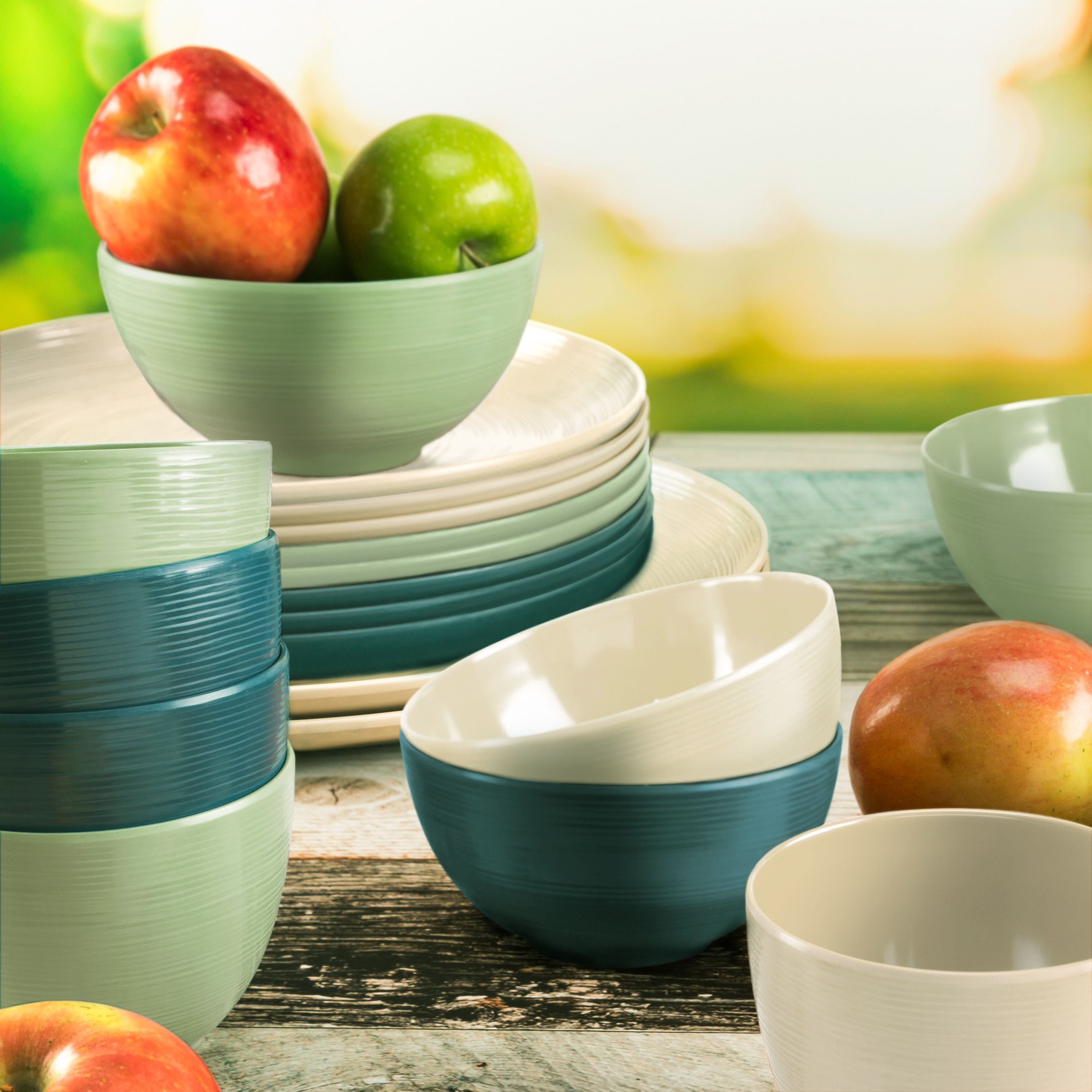 American Conventional Plate & Bowl Sets, Marine, 12-piece set slideshow image 5 American Conventional Plate & Bowl Sets, Marine, 12-piece set slideshow image 5